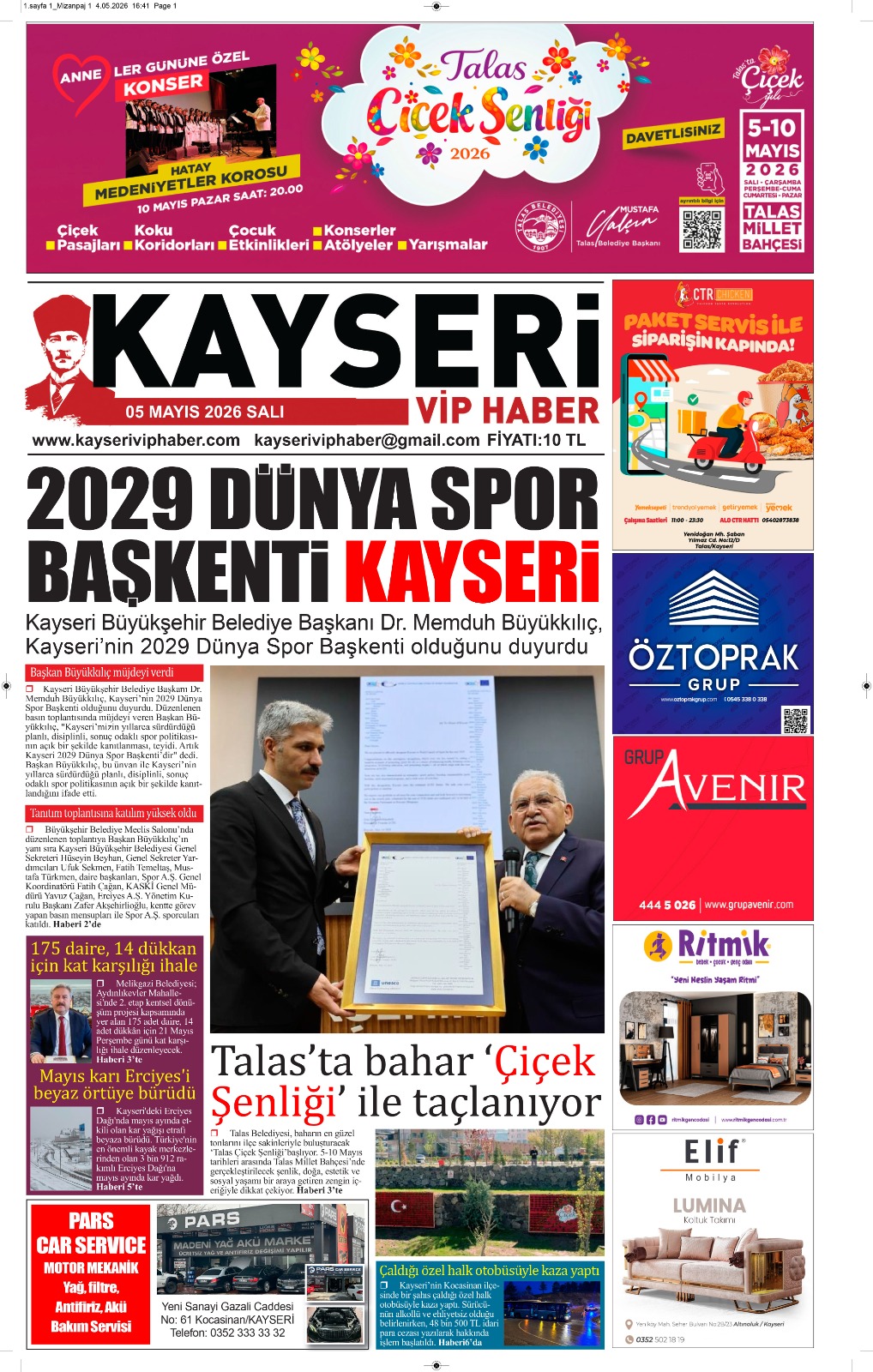 05 Mayıs 2026 Salı