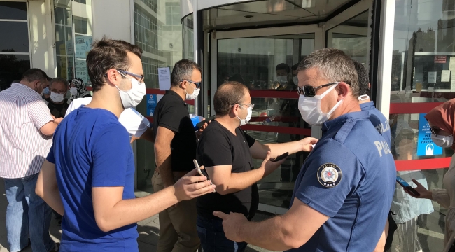 Adliye'ye HES kodu olmayanlar alınmadı