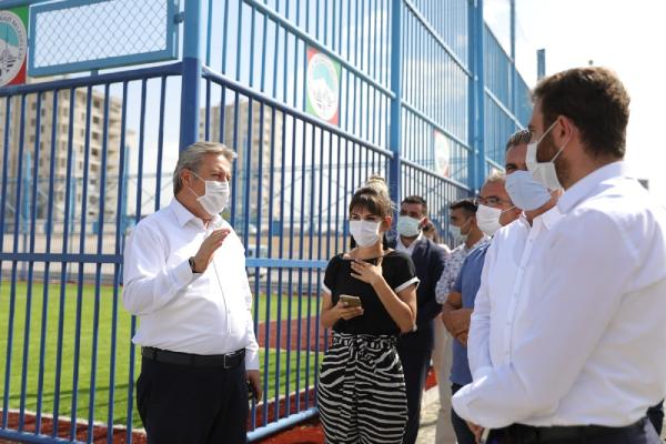 Başkan Palancıoğlu, park yapım çalışmalarını inceledi