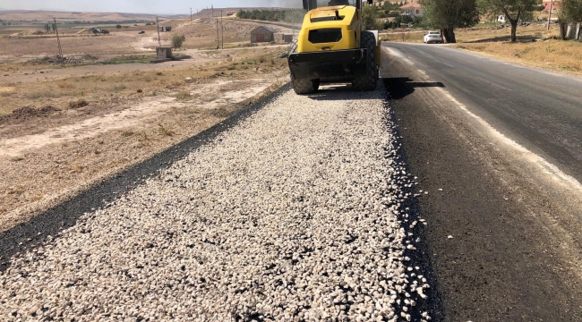 BÜYÜKŞEHİR BELEDİYESİ'NDEN İLÇELERE DESTEK DEVAM EDİYOR