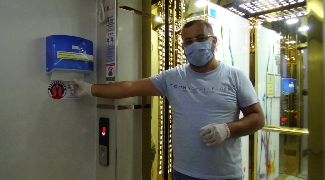 HALİL ELMACIOĞLU'NDAN KORONAVİRÜSE KARŞI ÖRNEK TEDBİR