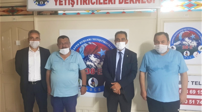 İYİ Parti'den Kanarya Sevenler ve Yetiştiriciler Derneği'ne Ziyaret