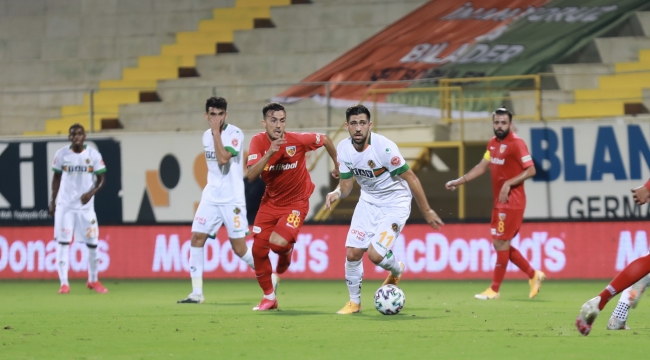 KAYSERİSPOR'UN İLK YENİLGİSİ ALANYASPOR'DAN