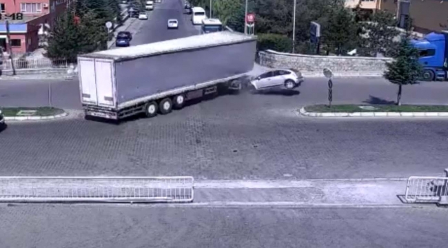 KAZA ANI SANİYE SANİYE KAMERALARA YANSIDI