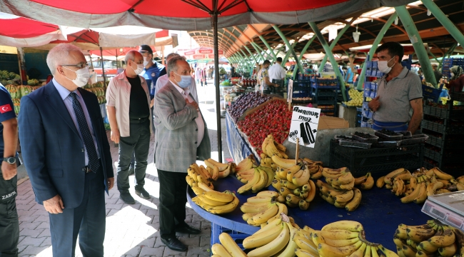 Talas Belediyesi'nden Maske-Mesafe-Temizlik denetimi