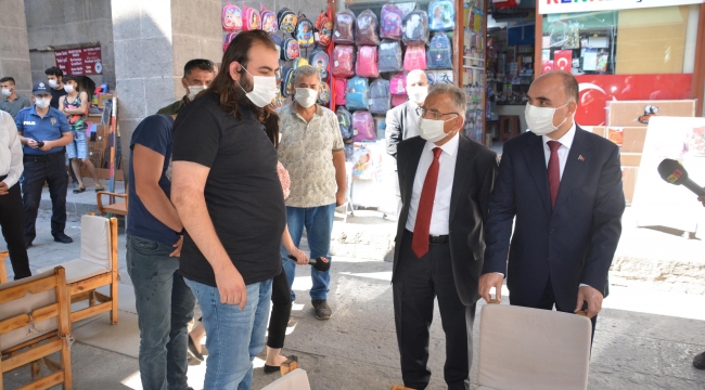 Vali Şehmus Günaydın, "Kayseri'de koronavirüslü bazı kişiler filyasyon ekiplerine isim vermekten kaçınıyorlar''