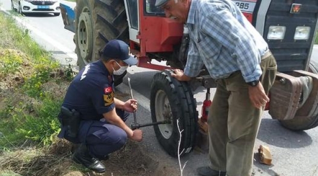 YARDIMA JANDARMA YETİŞTİ