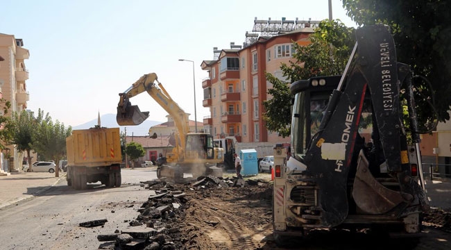 ALPARSLAN TÜRKEŞ CADDESİ ASFALTLANIYOR