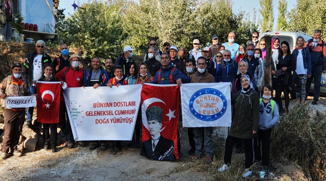 BÜNYAN DOSTLARI GELENEKSEL YÜRÜŞÜNÜ YAPTI