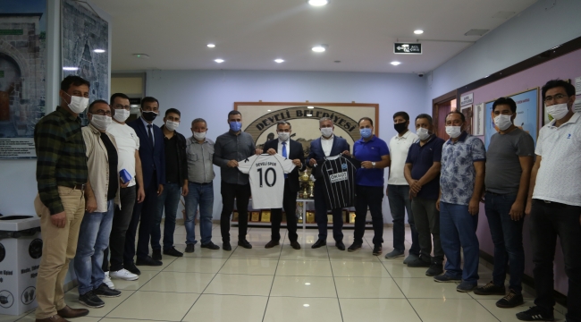 DEVELİSPOR'DAN MEHMET CABBAR'A ZİYARET