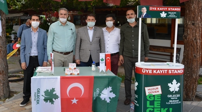 GELECEK PARTİSİ İL BAŞKANLIĞI KANDİL SİMİDİ DAĞITTI