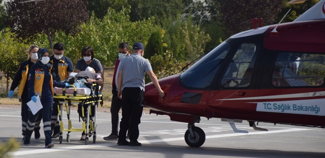 KAFATASI ÇATLAYAN ŞAHIS TEDAVİ ALTINDA