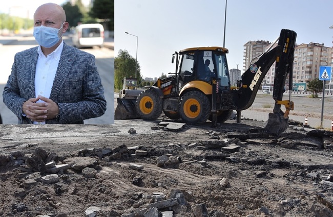 KOCASİNAN'DA ULAŞIM HAMLELERİ DEVAM EDİYOR