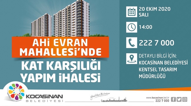 KOCASİNAN KENTSEL DÖNÜŞÜMÜ HIZLANDIRIYOR