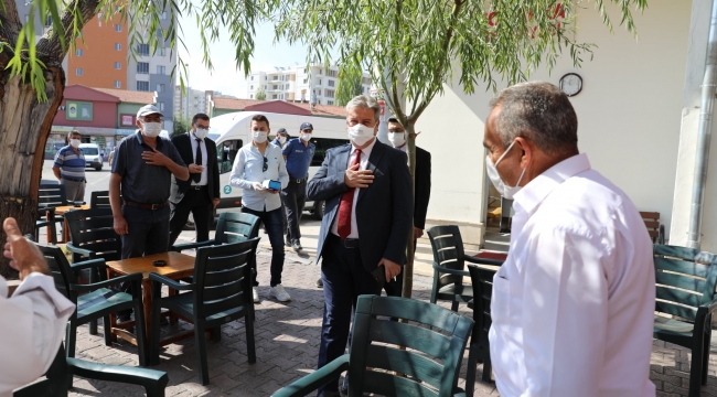 MELİKGAZİ'DE MASKE,MESAFE VE HİJYEN DENETİMİ TAM NOT ALDI