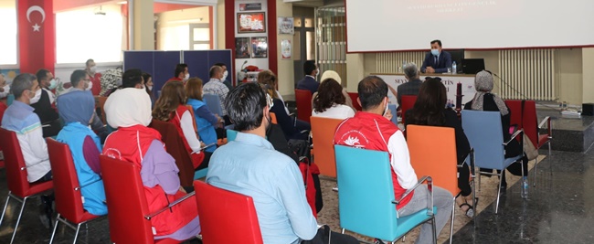 MÜDÜRLERDEN BRİFİNG ALDI