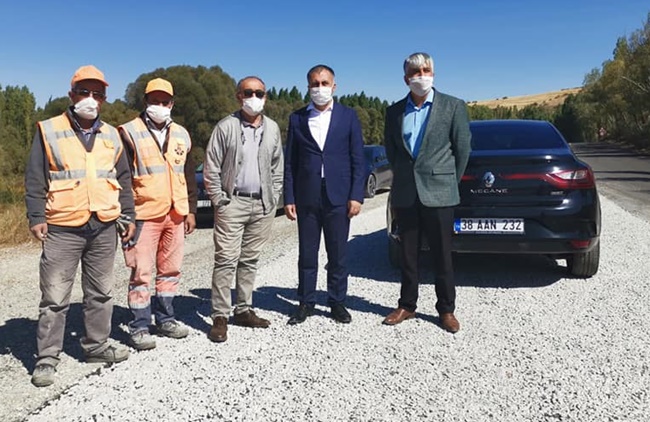 SARIZ'DA KIŞ HAZIRLIKLARI DEVAM EDİYOR