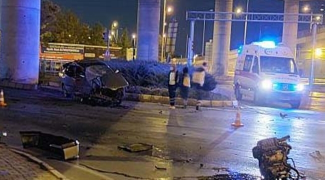 TRAFİK KAZASI: 1 ÖLÜ