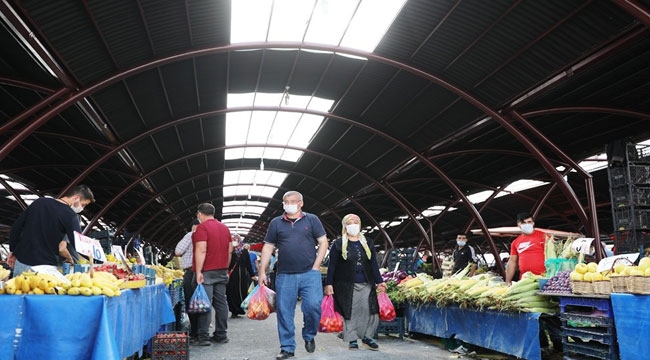 YENİMAHALLE PAZAR YERİ YENİLENDİ