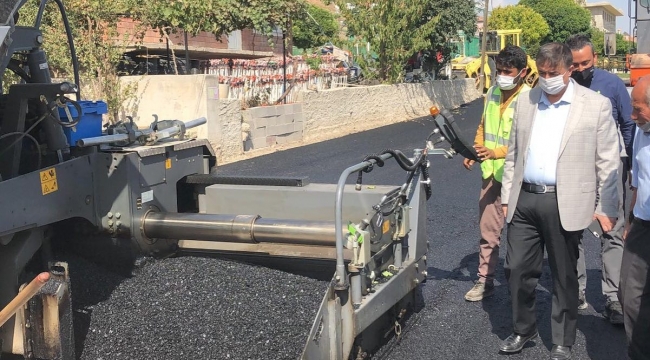 YEŞİLHİSAR'DA ASFALTLAMA ÇALIŞMALARI BAŞLADI