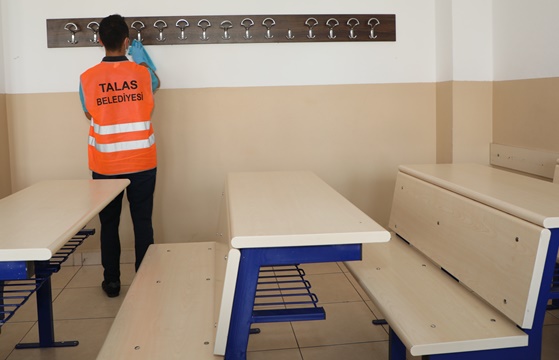 YÜZ YÜZE EĞİTİM TEMİZLİĞİ YAPILDI