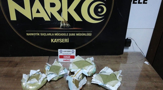 2 KİLO 700 GRAM UYUŞTURUCU YAKALANDI: 1 GÖZALTI