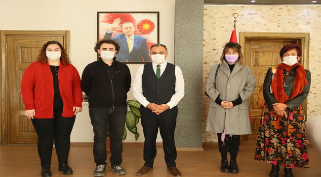 AGÜ'DEN BAŞKAN CABBAR'A ZİYARET