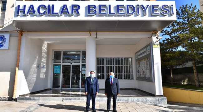 BAŞKAN BÜYÜKKILIÇ HACILAR'I ZİYARETTE