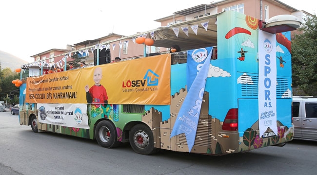 BÜYÜKŞEHİR'DEN LÖSEMİLİLERE MORAL DESTEĞİ