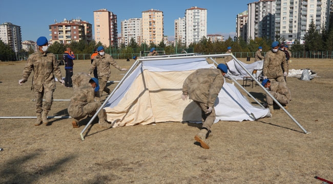 DOĞAL AFETLER VE ÇADIR KURMA EĞİTİMİ