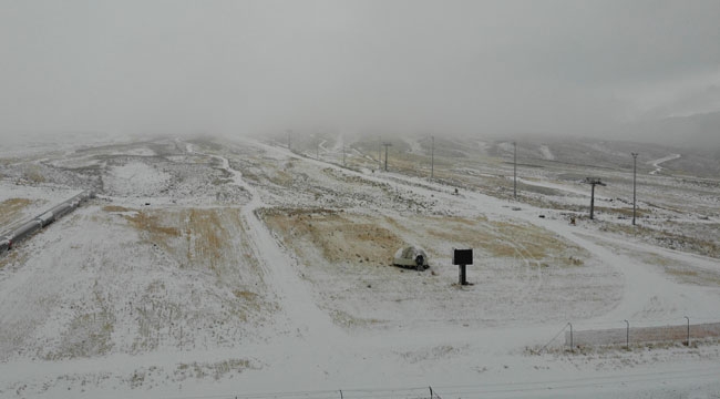 ERCİYES GELİNLİĞİNİ GİYDİ