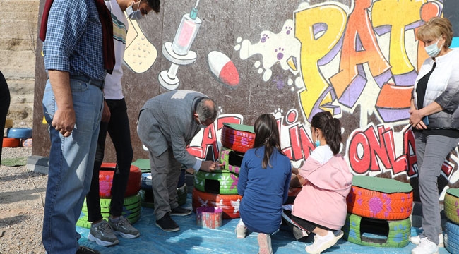 ESKİ LASTİKLERDEN KEDİLERE YUVA