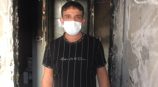 EVİ KÜL OLAN ADAM YARDIM BEKLİYOR