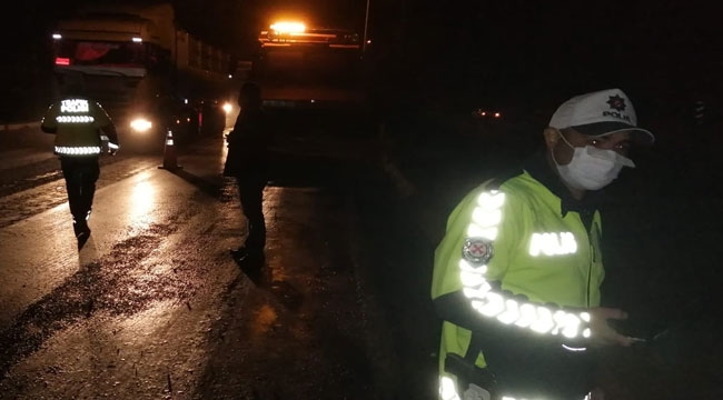 KAYSERİ-NİĞDE YOLU BİR SÜRE TRAFİĞE KAPATILDI