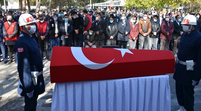 KAYSERİ ŞEHİDİNİ UĞURLADI