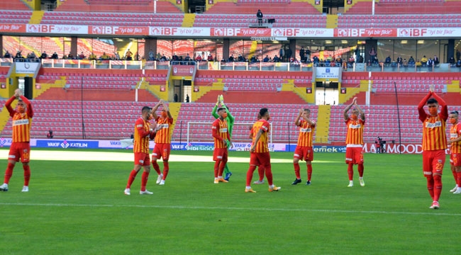 KAYSERİSPOR YİNE KAZANAMADI