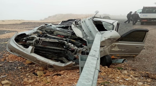 MALATYA-KAYSERİ KARAYOLUNDA FECİ KAZA: 2 YARALI