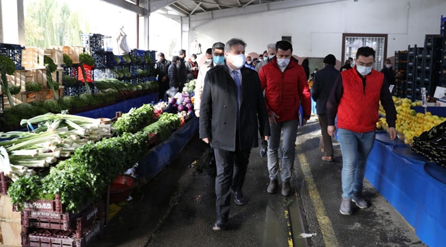 MELİKGAZİ'DE PAZAR YERLERİ DENETLENİYOR