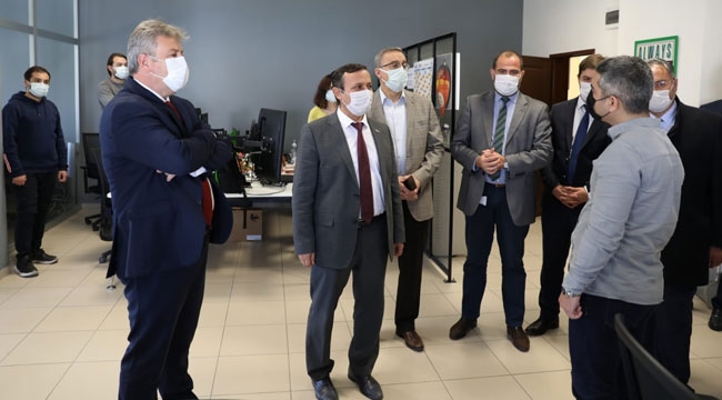 PALANCIOĞLU TEKNOPARK'I ZİYARET ETTİ