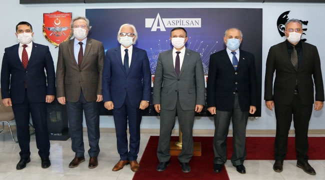 REKTÖR ÇALIŞ'TAN, ASPİLSAN'A ZİYARET