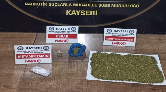 UYUŞTURUCUYLA MÜCADELE: 1 GÖZALTI