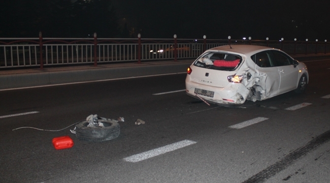 3 ARAÇ KAZA YAPTI: 1 YARALI