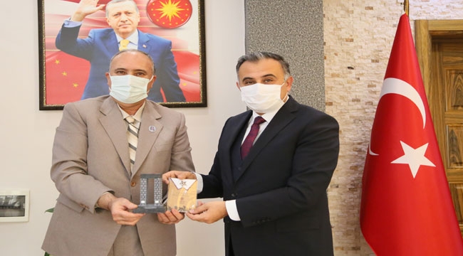 BAŞKAN CABBAR'A ZİYARETLER SÜRÜYOR