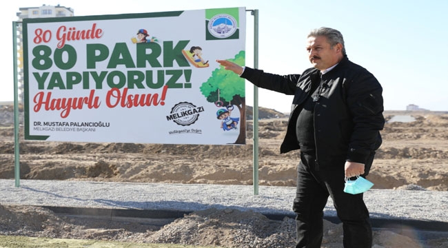 BAŞKAN PALANCIOĞLU PARK YAPIM ÇALIŞMALARINI İNCELİYOR