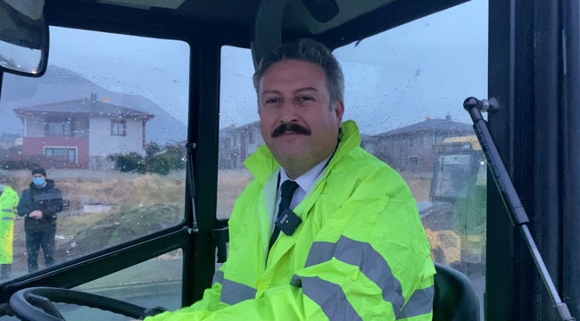 BAŞKAN PALANCIOĞLU SİLİNDİR KULLANDI