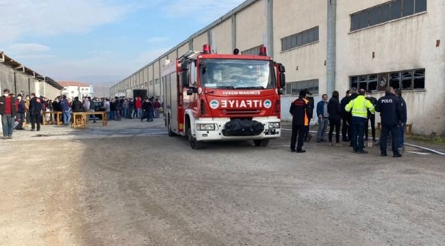 BERNA GÖZBAŞI'NIN FABRİKASINDA YANGIN !