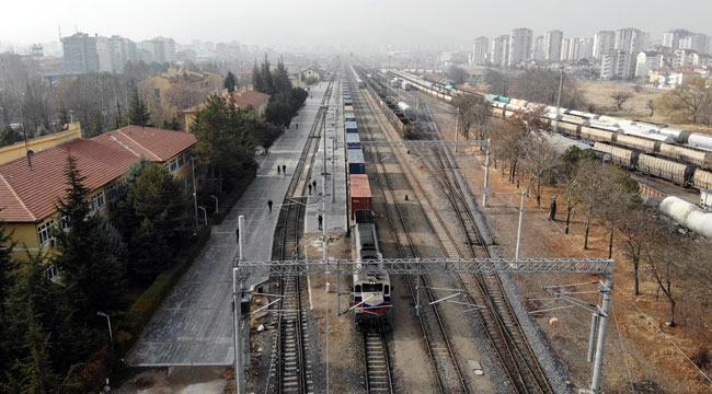 ÇİN'E GİDEN TREN KAYSERİ'YE ULAŞTI