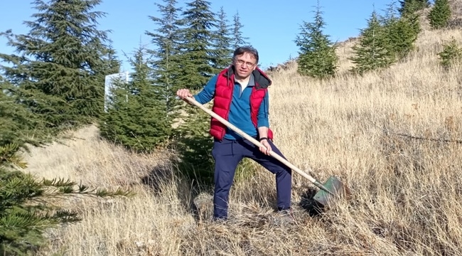 DEMİR: 'SON 2 AYDA 150 FİDAN DİKTİM'