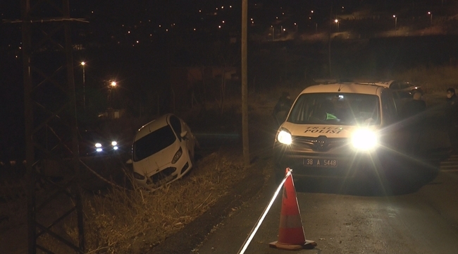 DUR İHTARINA UYMADI KAZA YAPTI