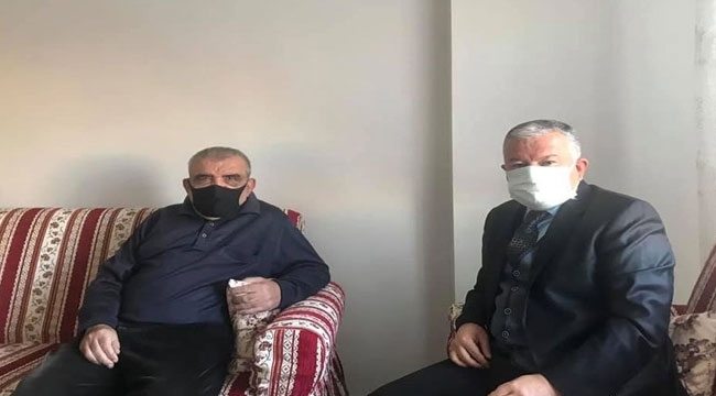 KAYMAKAM DURU, EFSANE MUHTAR'I ZİYARET ETTİ